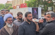مراسم تشییع سردار عباسعلی فرزندی در قم