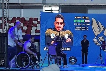 Iran’s Para powerlifter Izadi snatches gold at Oran 2026