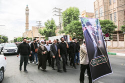 پیکر سردار عباسعلی فرزندی در قم تشییع شد