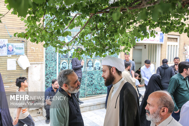 تشییع سردار عباسعلی فرزندی در قم