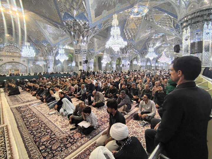 دومین سالروز شهادت آیت‌الله رئیسی در حرم امام رضا(ع)