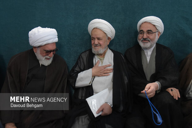 مراسم دومین سالگرد شهید ابراهیم رئیسی در حرم رضوی