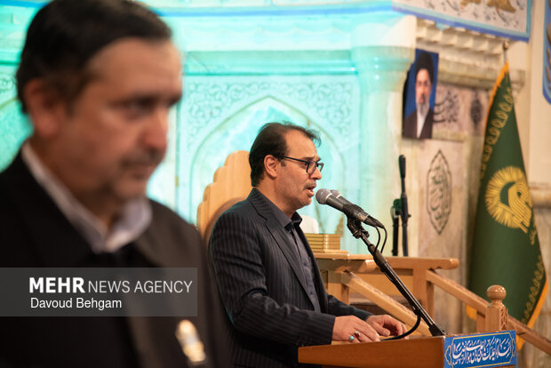 مراسم دومین سالگرد شهید ابراهیم رئیسی در حرم رضوی