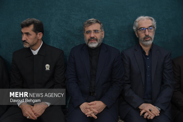 مراسم دومین سالگرد شهید ابراهیم رئیسی در حرم رضوی