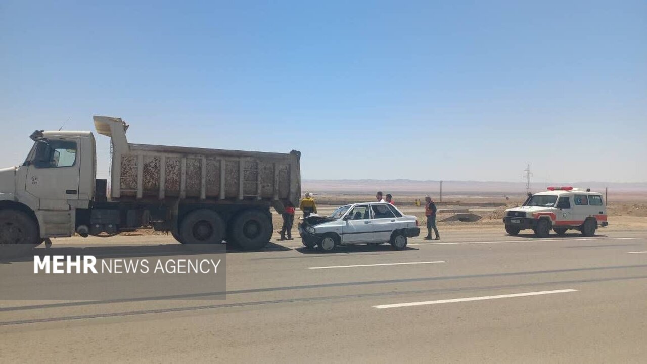 حادثه،باغبان،پرايد،كاميون،برخورد،خبر