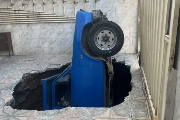 چاه،قزوين،حادثه،حياط،منازل،خودروي
