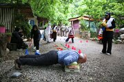 همایش ورزش در آبادی در روستای زوارم شیروان