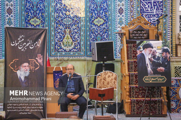مراسم بزرگداشت سردار عباسعلی فرزندی در قم