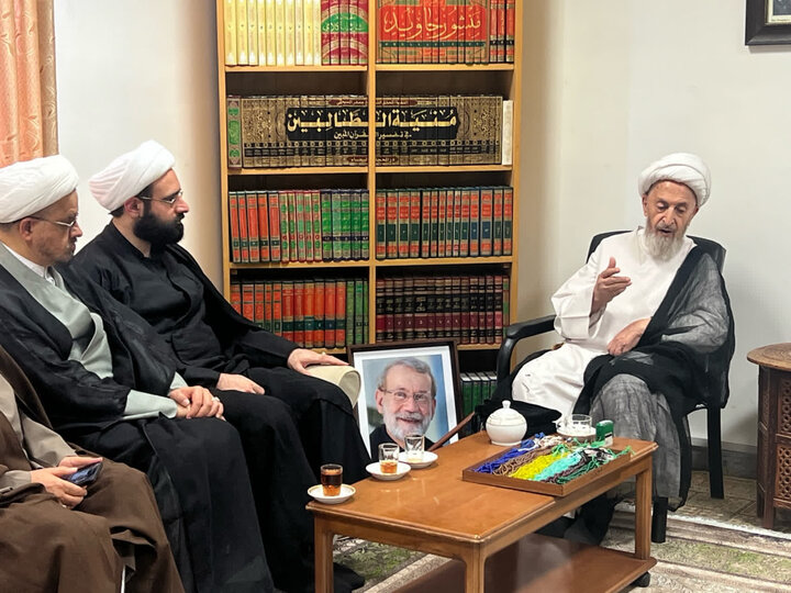 آیت‌الله سبحانی: شهید لاریجانی در متن فضایل اخلاقی و انقلابی قرار داشت