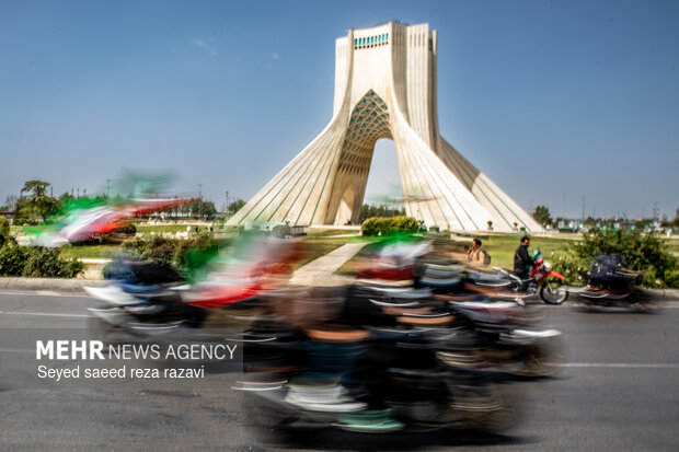 رزمایش موتورسواران جانفدا