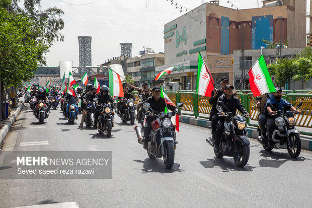 رزمایش موتورسواران جانفدا