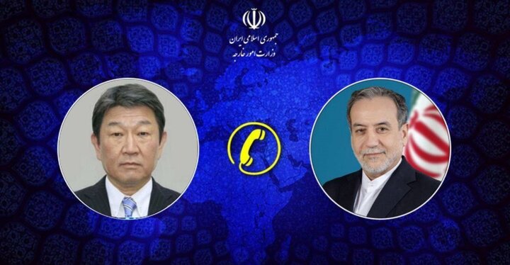 Iran, Japan FMs discuss ties, regional tensions