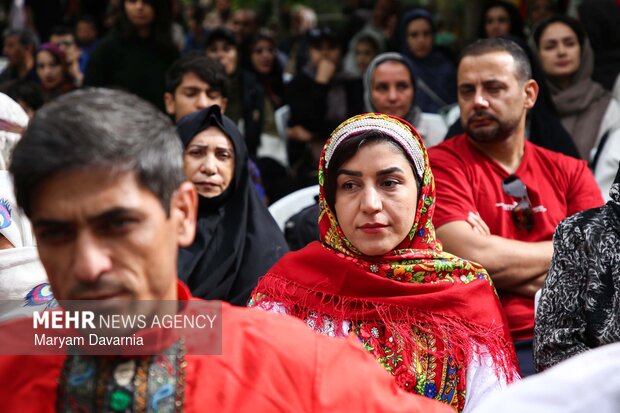 همایش ورزش در ابادی در روستای زوارم شیروان