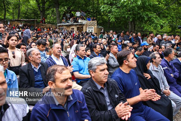 همایش ورزش در ابادی در روستای زوارم شیروان