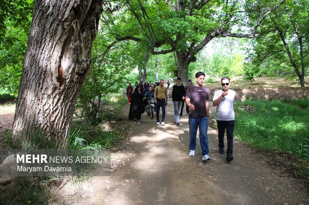 همایش ورزش در ابادی در روستای زوارم شیروان
