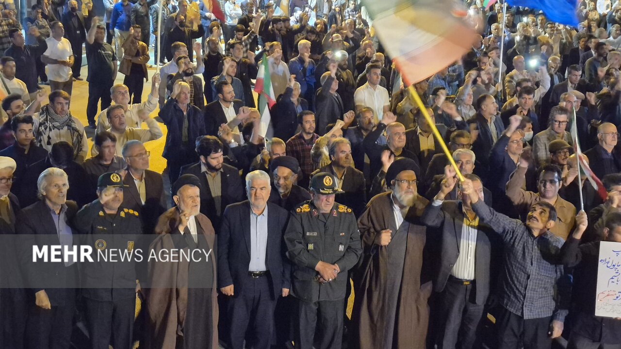 شعار «مرگ بر آمریکا و مرگ بر اسرائیل» در یاسوج طنین انداز شد