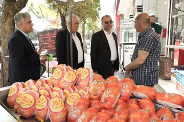 میزان تولید گوشت مرغ گرم در آذربایجان غربی از مرز ۳۰۰ تن عبور کرد
