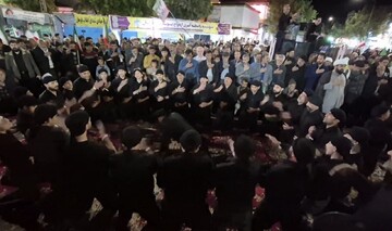 هشتاد و چهارمین خروش مردم قوچان در شب شهادت امام باقر(ع)