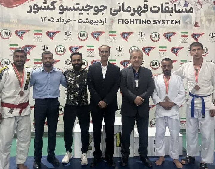 ۴ برنز سهم کرمانی‌ها از مسابقات جوجیتسو قهرمانی کشور 