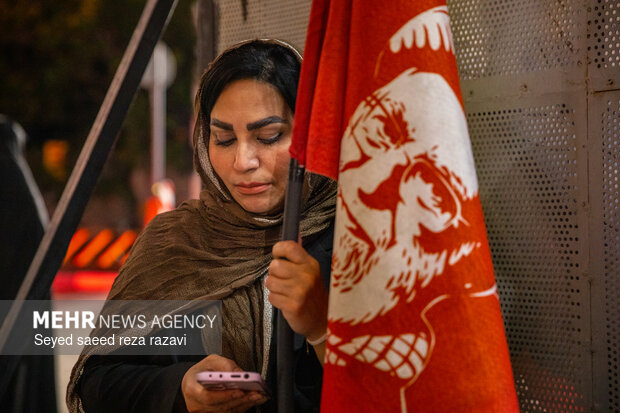 اجتماع حمایت از رزمندگان در مقابله با دشمن آمریکایی - صهیونی