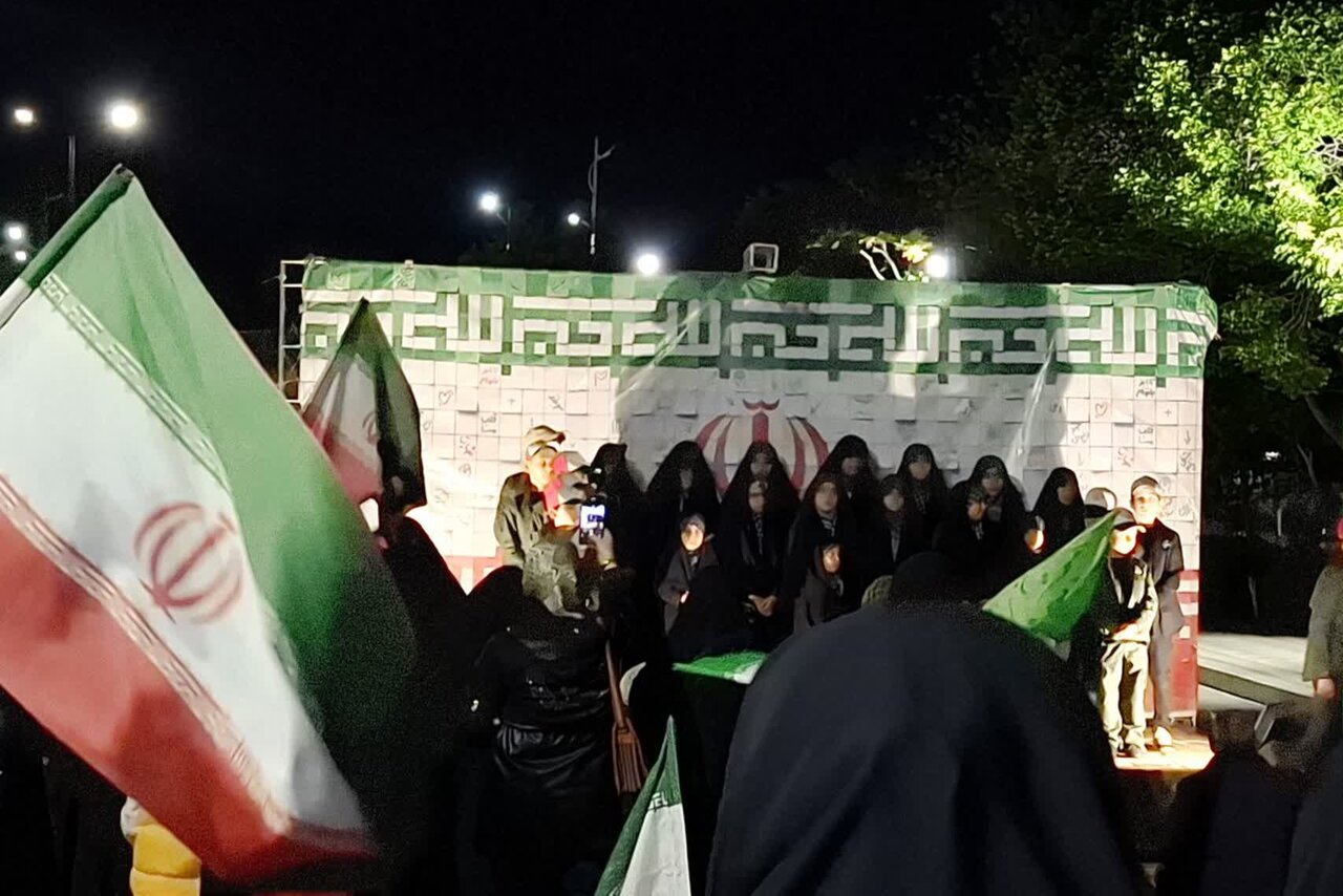 میدان‌داری کودکان تبریزی در شب‌های اقتدار ملی