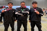 تیم ترامپولین دو نفره ایران به مدال برنز آسیا رسید
