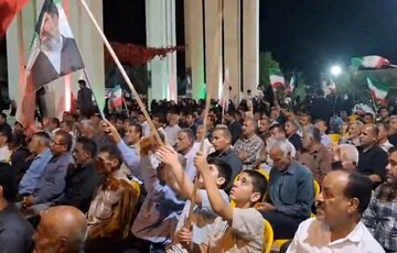 اجتماع باشکوه مردم انقلابی آبدان در دفاع از نظام اسلامی