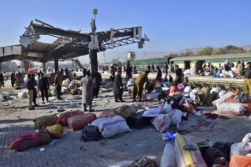 A powerful bomb exploded near railway station in SW Pakistan