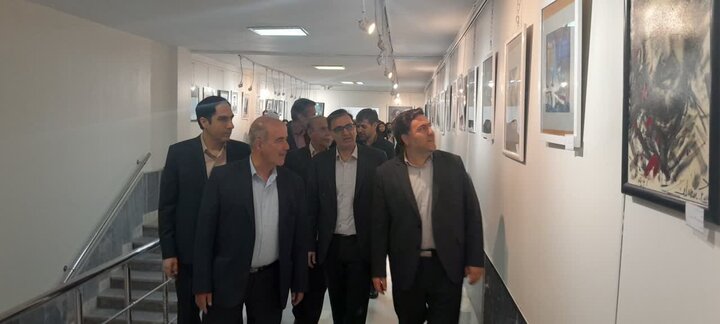 افتتاح نمایشگاه ۵۷ اثر هنری در بناب