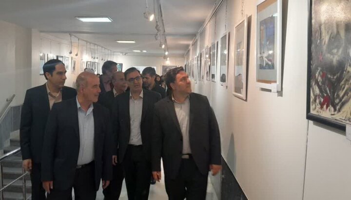 افتتاح نمایشگاه ۵۷ اثر هنری در بناب