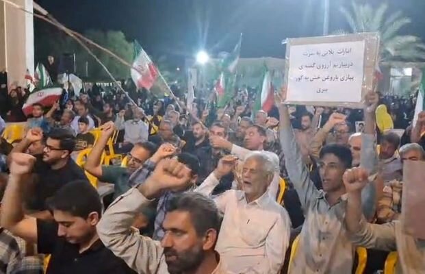 اجتماع حماسی  مردم انقلابی آبدان