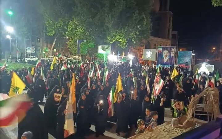 خوانسار زیر پرچم شهدا؛ شبی برای قهرمانان جنگ رمضان