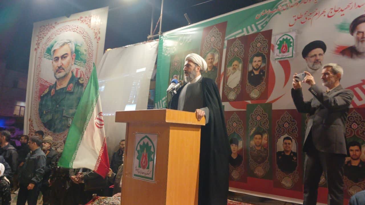 شهيد،سردار،مطلق،حسيني،برگزار،حضور،گروس