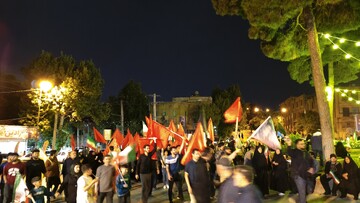 خونخواهی رهبر شهید توسط مردم کرمانشاه
