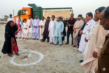 کلنگ زنی نخستین اقامتگاه بوم‌گردی در روستای «عورکی» چابهار