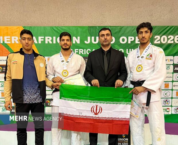 تیم ملی جودو ایران نایب قهرمان کاپ آفریقا شد + عکس