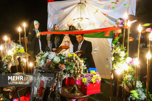 پیوند آسمانی زوج جانفدا در  زنجان