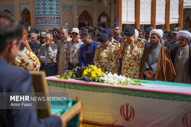 تشییع شهید تکاور تیپ ۵۵ هوابرد شیراز