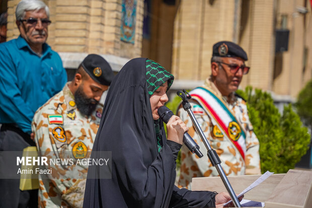 تشییع شهید تکاور تیپ ۵۵ هوابرد شیراز