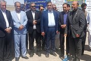 کلنگ زنی مدرسه ۱۸ کلاسه شهید ابوالفضل نداطلب ادیمی در زاهدان