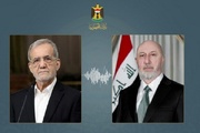 الرئيس الايراني ونظيره العراقي يناقشان تطورات خفض التصعيد في المنطقة