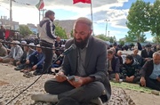 برگزاری مراسم پرفیض دعای عرفه در گلزار شهدای اهر