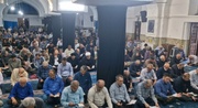 طنین دعای عرفه در مسجد جامع لاهیجان