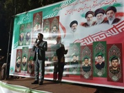 تجدید بیعت مردم دیار گروس با انقلاب اسلامی در جوار شهدای گمنام