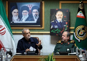 Pezeshkian highlights importance of modernizing military sys.