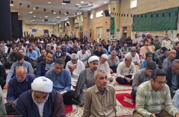 مراسم دعای عرفه در کنگان