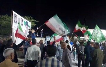 اجتماع مردم آب‌پخش در دفاع از انقلاب و رهبری