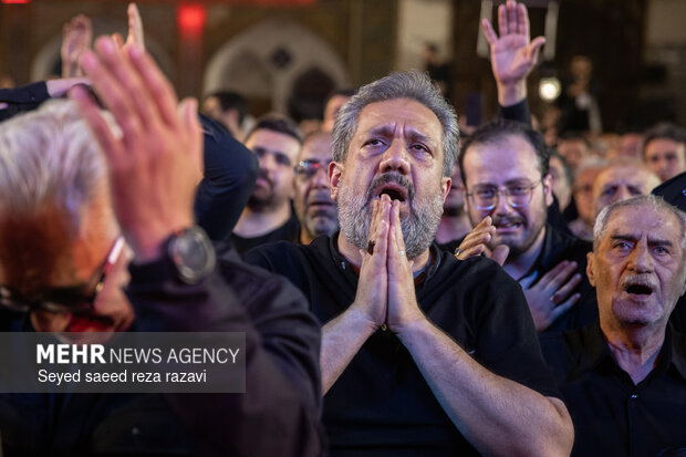 مراسم عزاداری شب سوم مسلمیه در حرم حضرت عبدالعظیم حسنی(ع)