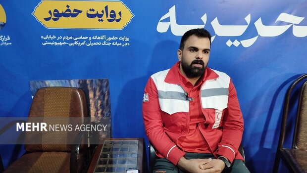 &nbsp;روایت امدادگر گیلانی از دل آوارهای جنگ؛ «ما اینجا هستیم»