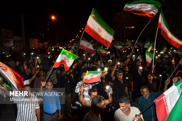 تشییع و تدفین پیکر شهید «عباس چوپانی» در بندرعباس